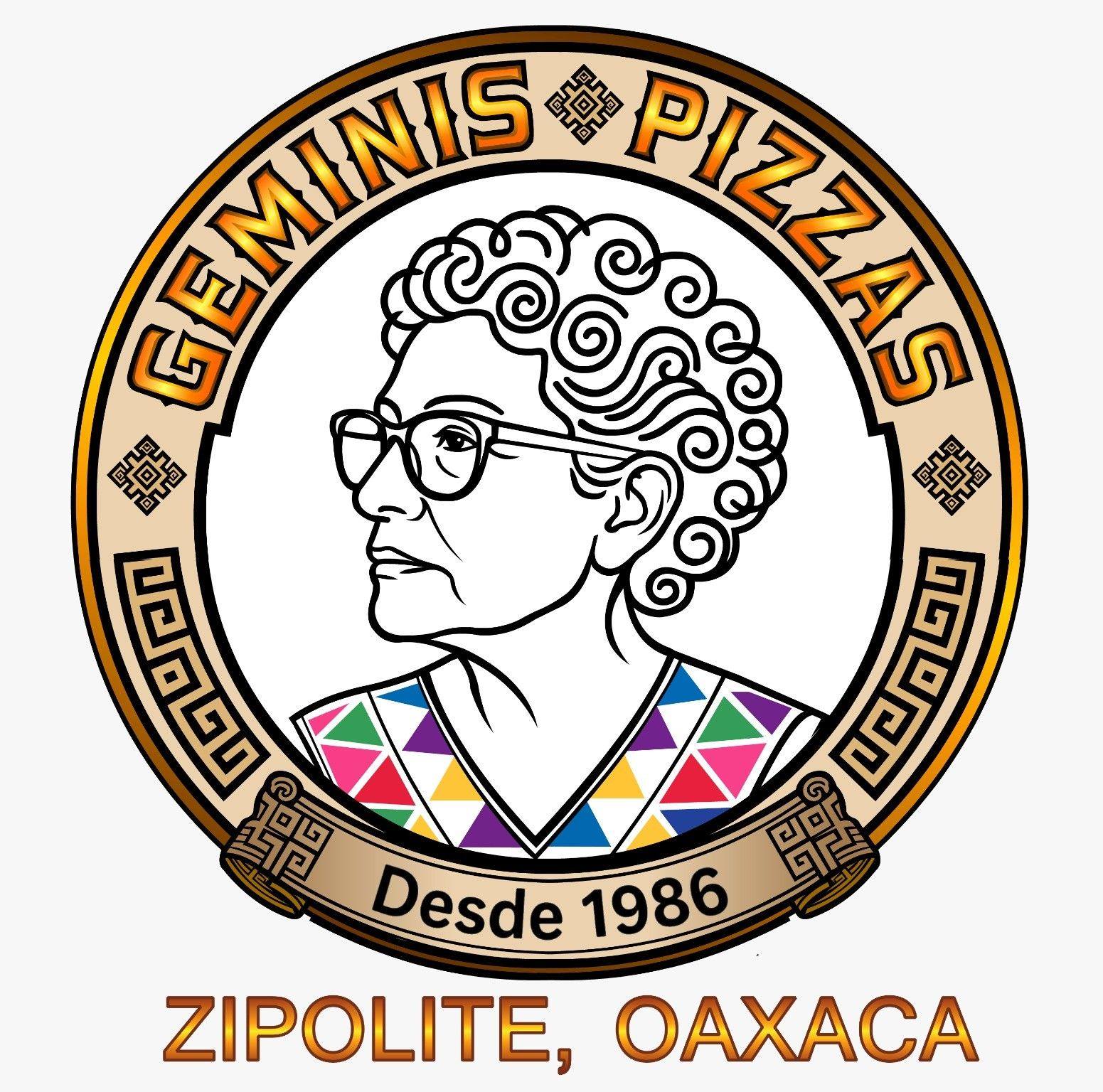 Logotipo de Géminis Pizzas